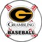 R and R Imports Grambling University Tigers 4-Inch Round Baseball Vinyl Decal Sticker